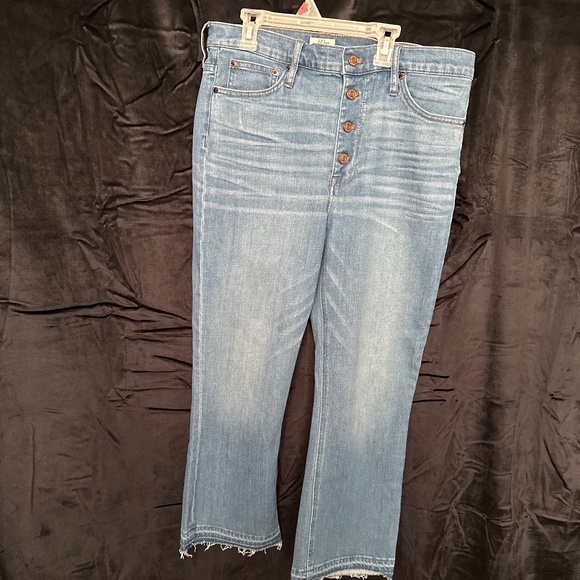 J Crew , Billie Demi, Boot Crop jeans , size 32 - Picture 2 of 5